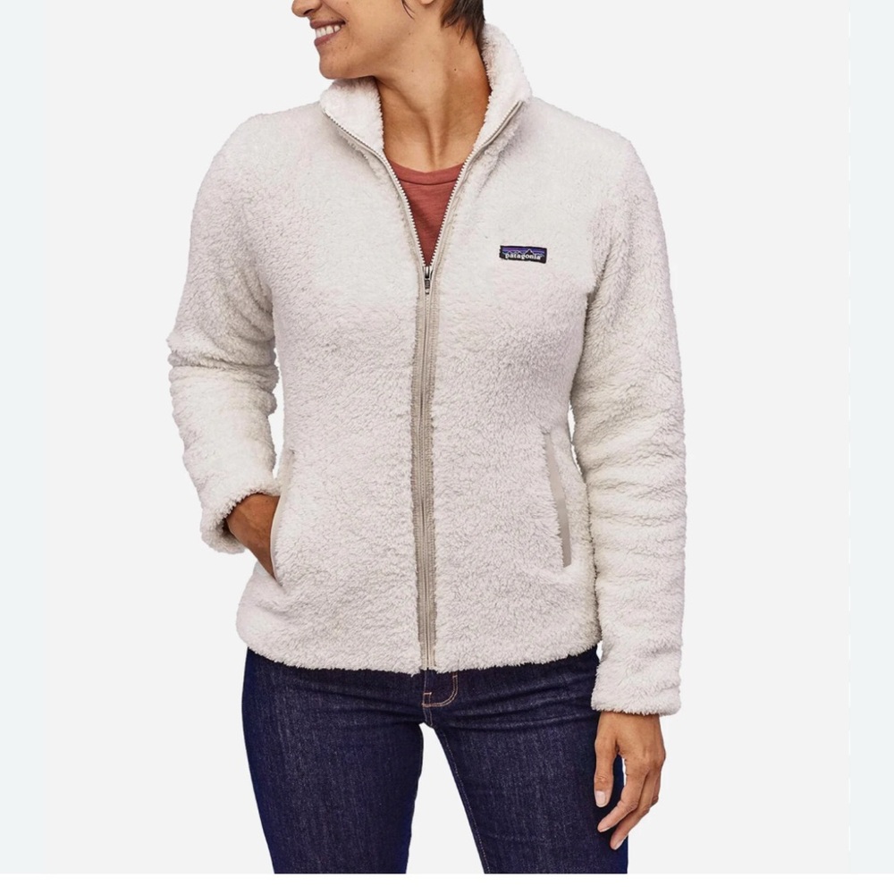 Patagonia white Sherpa Fleece Jacket